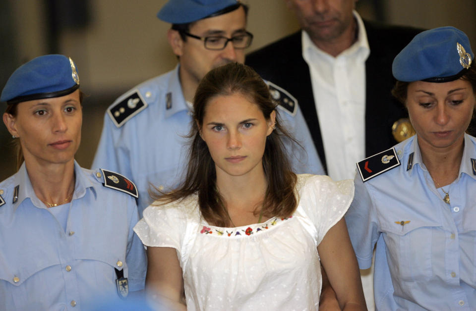 Knox was only 20 years old when she was first charged with murder in Perugia, Italy. (Photo: Getty)