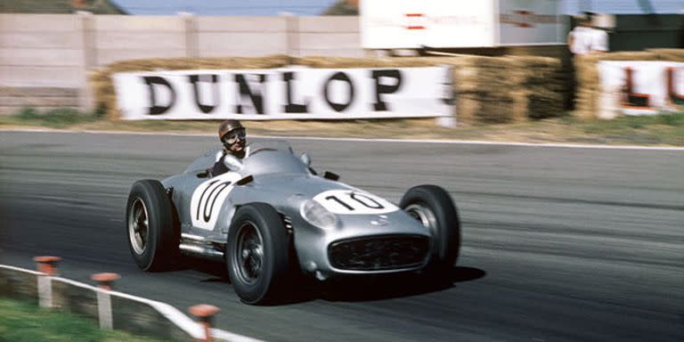 Fangio, a bordo de la Flecha de Plata