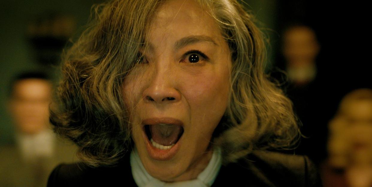 michelle yeoh in a haunting in venice