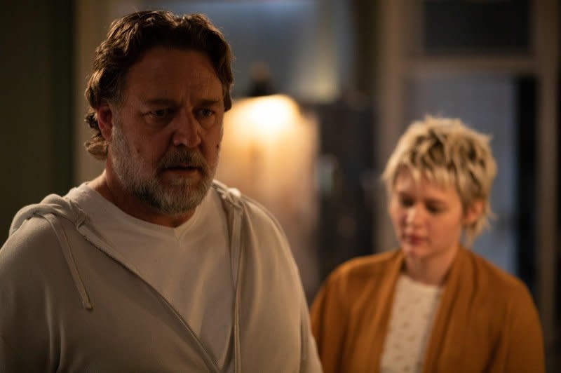 Russell Crowe and Ryan Simpkins star in "The Exorcism." Photo courtesy of Vertical