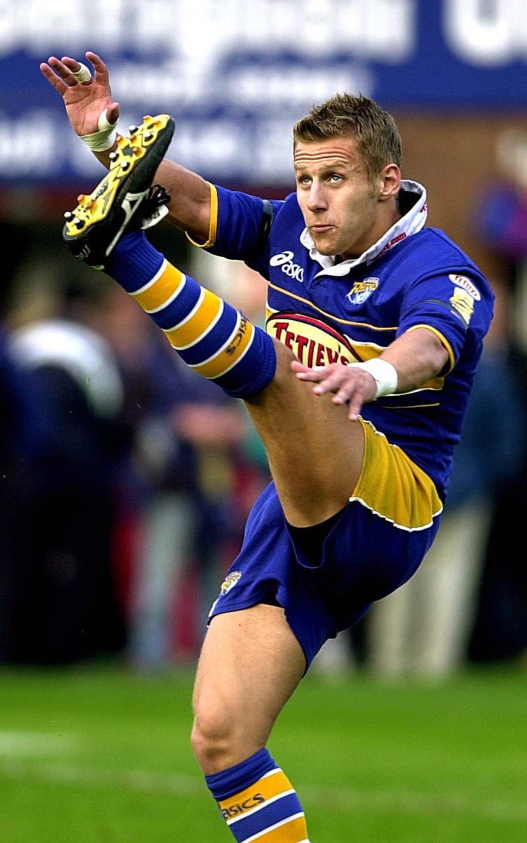 Burrow in action for Leeds in 2001