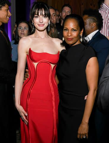 <p>Kristina Bumphrey/Variety via Getty</p> Anne Hathaway (left) and Robinne Lee