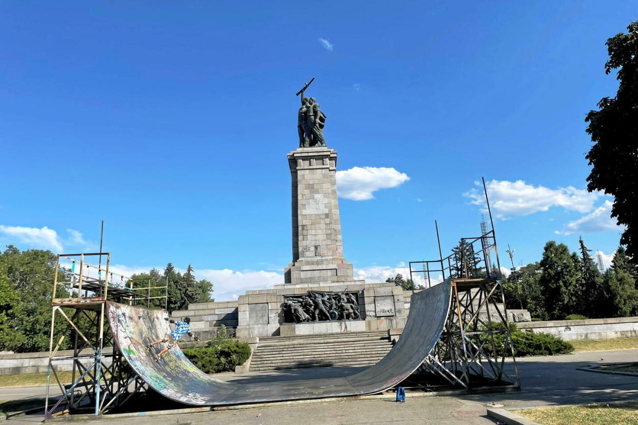Monument aux soldats de l'armée soviétique à Sofia.  - Credit:Julie Desné / Le Point