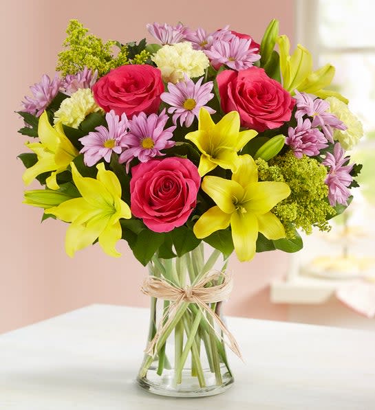 <p><a href="https://go.redirectingat.com?id=74968X1596630&url=https%3A%2F%2Fwww.1800flowers.com%2Fflorist-delivered-fields-of-europe-spring-191254&sref=https%3A%2F%2Fwww.bestproducts.com%2Flifestyle%2Fg60369991%2Fbest-flower-delivery-services%2F" rel="nofollow noopener" target="_blank" data-ylk="slk:Shop Now;elm:context_link;itc:0;sec:content-canvas" class="link ">Shop Now</a></p><p>Fields of Europe for Spring</p><p>1800flowers.com</p><p>$49.99</p>