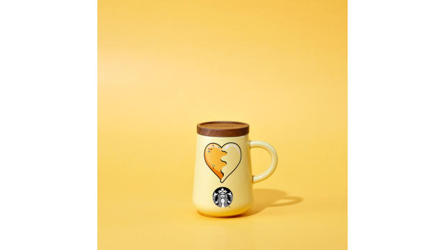 Starbucks Cold Cup Butter Together 16 oz Yellow Heart Valentine 2023 Cute  Charm