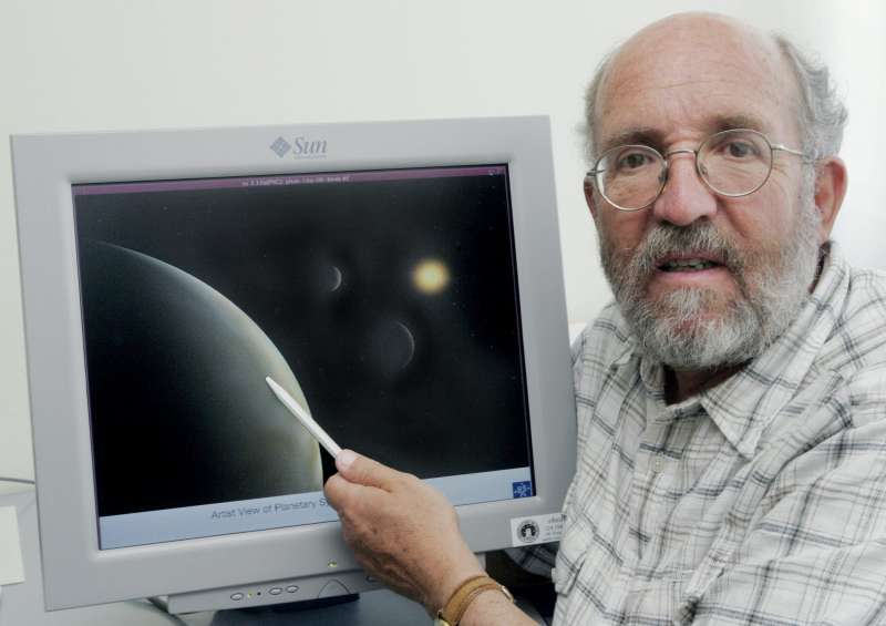 2019年諾貝爾物理學獎得主、瑞士天文學家麥耶。（AP）