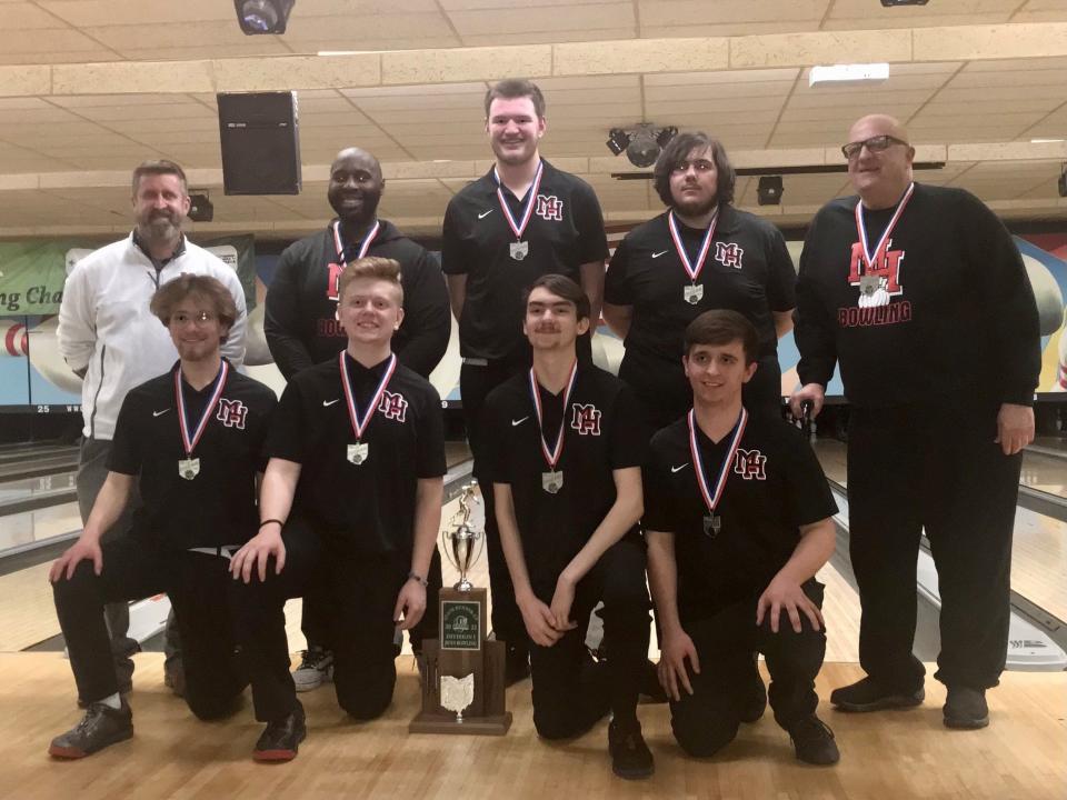 Marion Harding earned the Division I boys bowling state runner-up trophy Friday evening at Wayne Webb's Columbus Bowl.