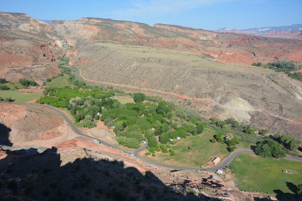 Visitors can find all sorts of fruit and nut trees in Capitol Reef's Fruita Historic District.