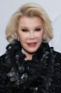 <p>Joan Rivers was the queen of plastic surgeries, most of which she loved. But the late comedian said she didn’t like the results of her liposuction. 'I didn't check out the doctor and the result wasn't smooth,' <a href="https://www.slice.ca/beauty/photos/stars-who-regret-their-plastic-surgery/#!celebs-plastic-surgery-regrets-joan-rivers" rel="nofollow noopener" target="_blank" data-ylk="slk:she said;elm:context_link;itc:0;sec:content-canvas" class="link ">she said</a>.</p>
