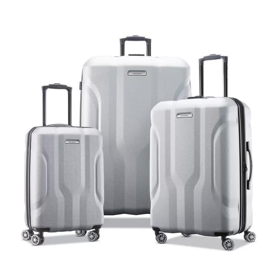 <p><a href="https://shop.samsonite.com/luggage/luggage-sets/pivot-2-3-piece-set/134958XXXX.html" rel="nofollow noopener" target="_blank" data-ylk="slk:Shop Now;elm:context_link;itc:0;sec:content-canvas" class="link rapid-noclick-resp">Shop Now</a></p><p>Pivot 2 3-Piece Set</p><p>samsonite.com</p><p>$230.00</p>