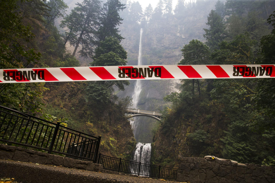 Wildfires burn out of control in Pacific Northwest