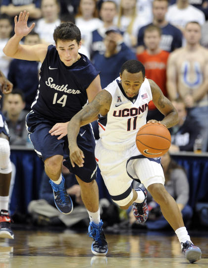 The Huskies will need Ryan Boatright (right) to improve as a scorer this season. (AP)