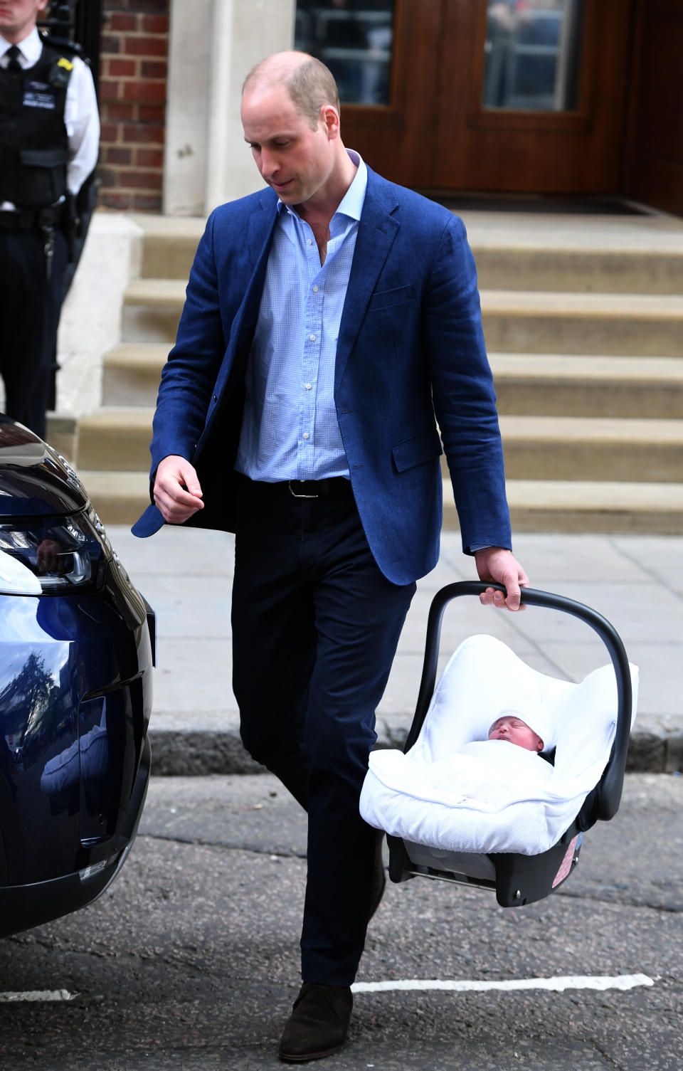 Is new parent sleep deprivation taking it’s toll on Prince William already? [Photo: Getty]