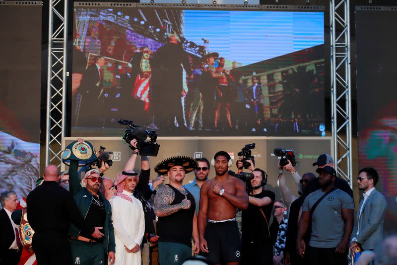 Andy Ruiz Jr & Anthony Joshua Weigh-In