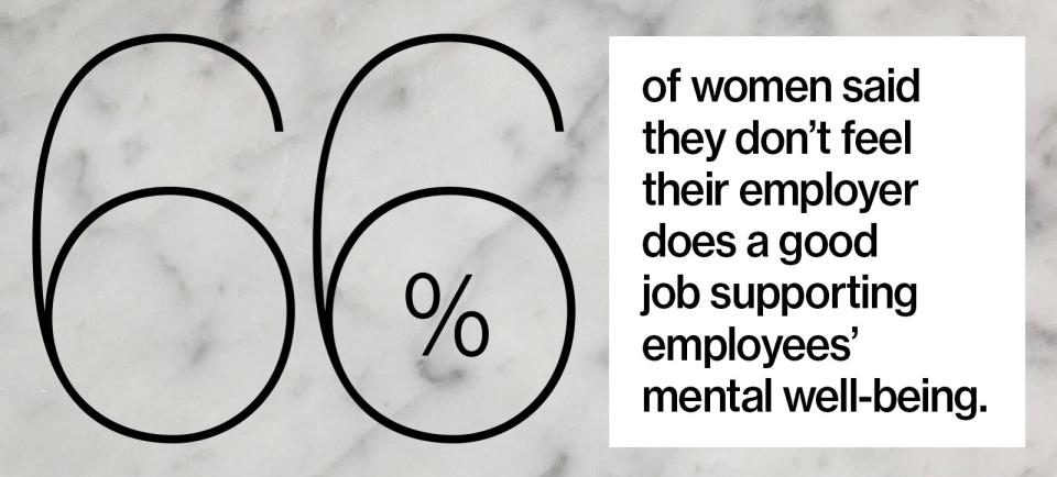 Nearly one third of women say that things like depression and anxiety are affecting their performance on the job. But is it a career ender to admit it?