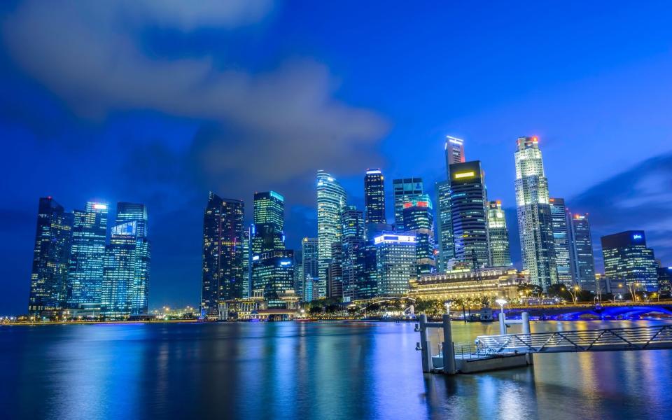 The Singapore skyline - Getty