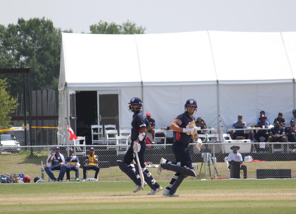 The USA Cricket team faces Canada at the Prairie View Cricket Complex (PVCC) in Houston, Texas.