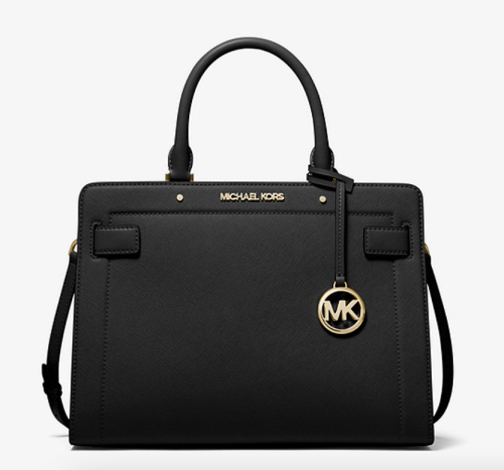 MUST SEE! MICHAEL KORS RAYNE MEDIUM SAFFIANO LEATHER SATCHEL