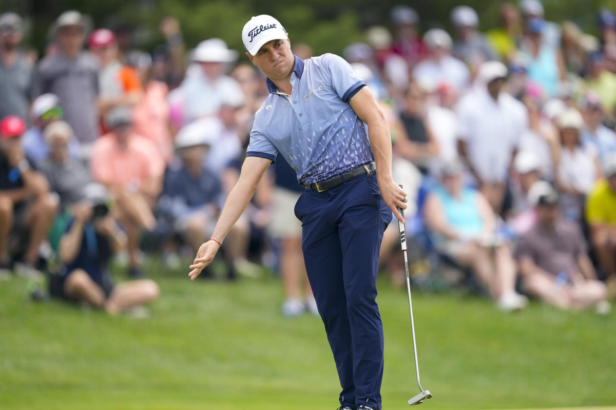 Louisville native Justin Thomas has work to do at PGA Championship 