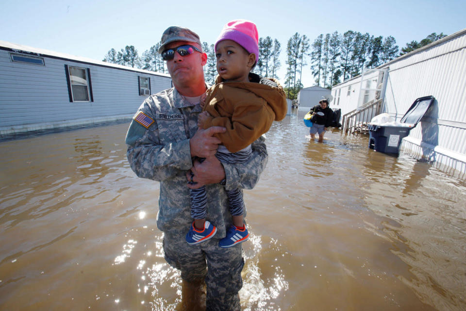 Hurricane Matthew batters the Southeast