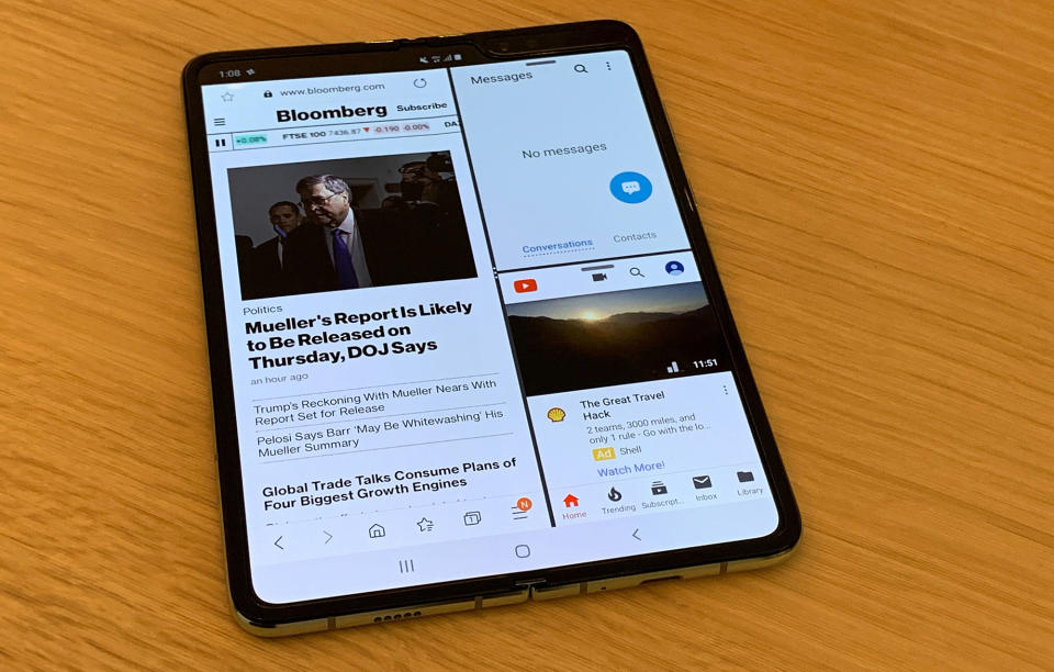 Hands-On With Samsung's $1,980 Galaxy Fold Smartphone 