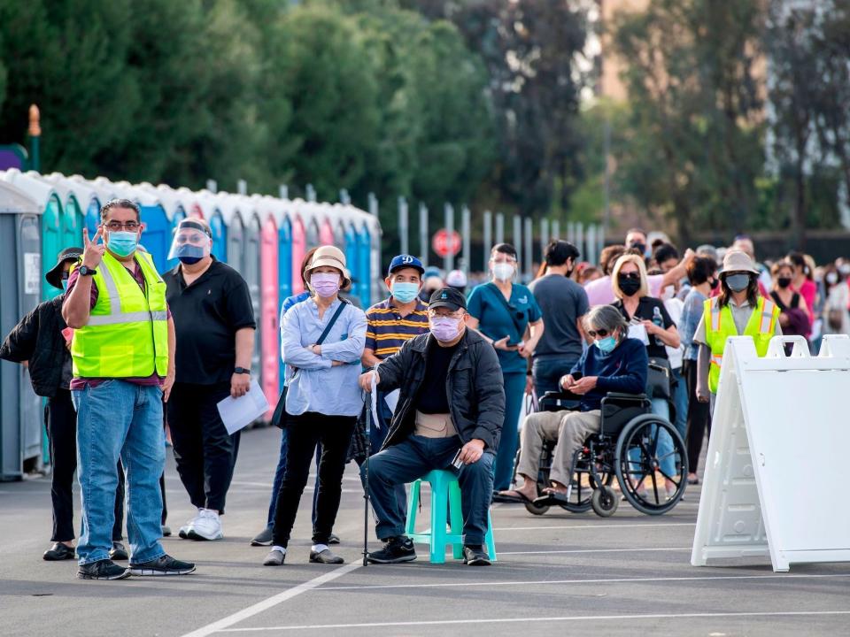 COVID Vaccine Line