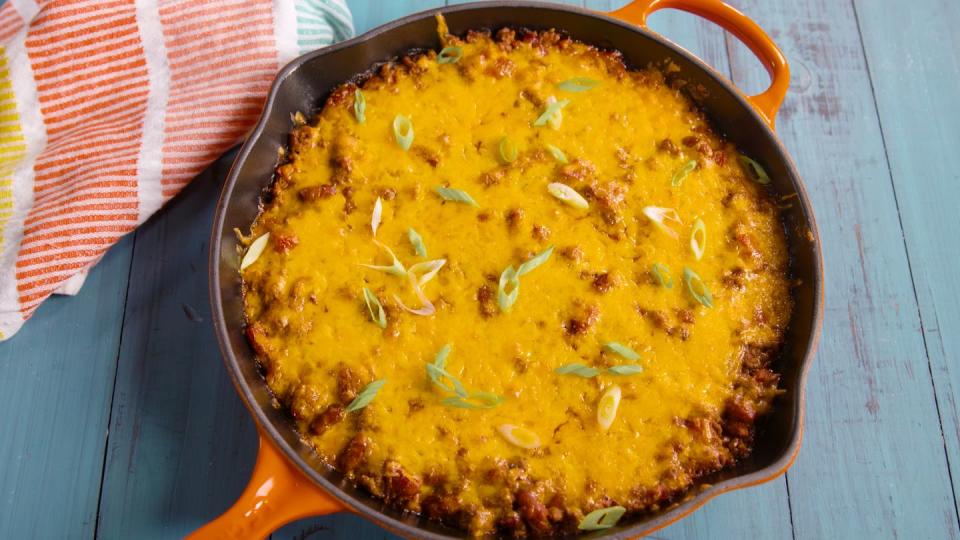 Chili Cornbread Skillet