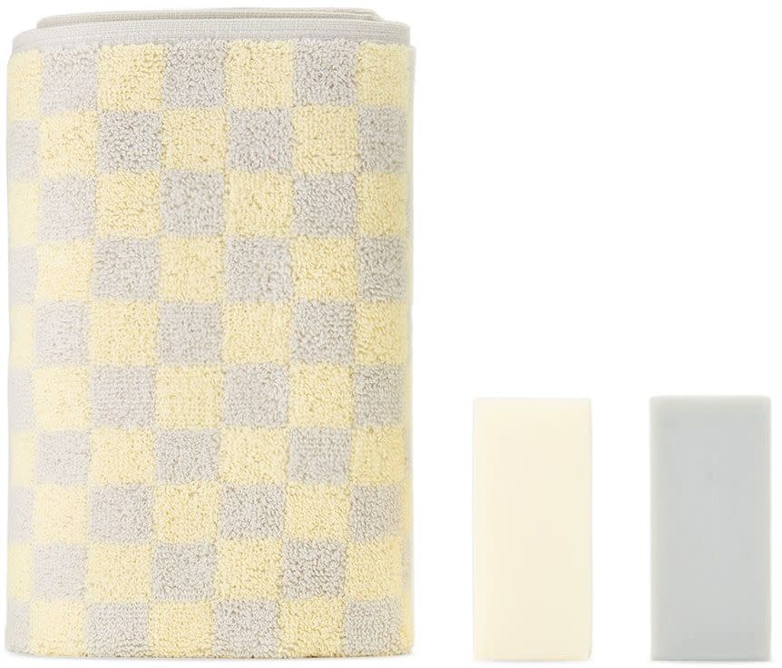 26) Baina Edition Towel & Bar Soap Set