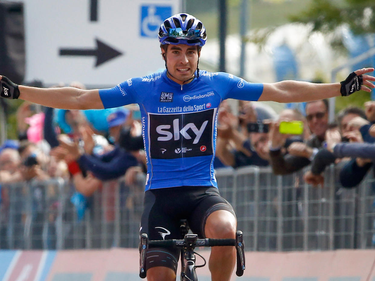 Mikel Landa made sure after twice being beaten in the final metres this week: Getty