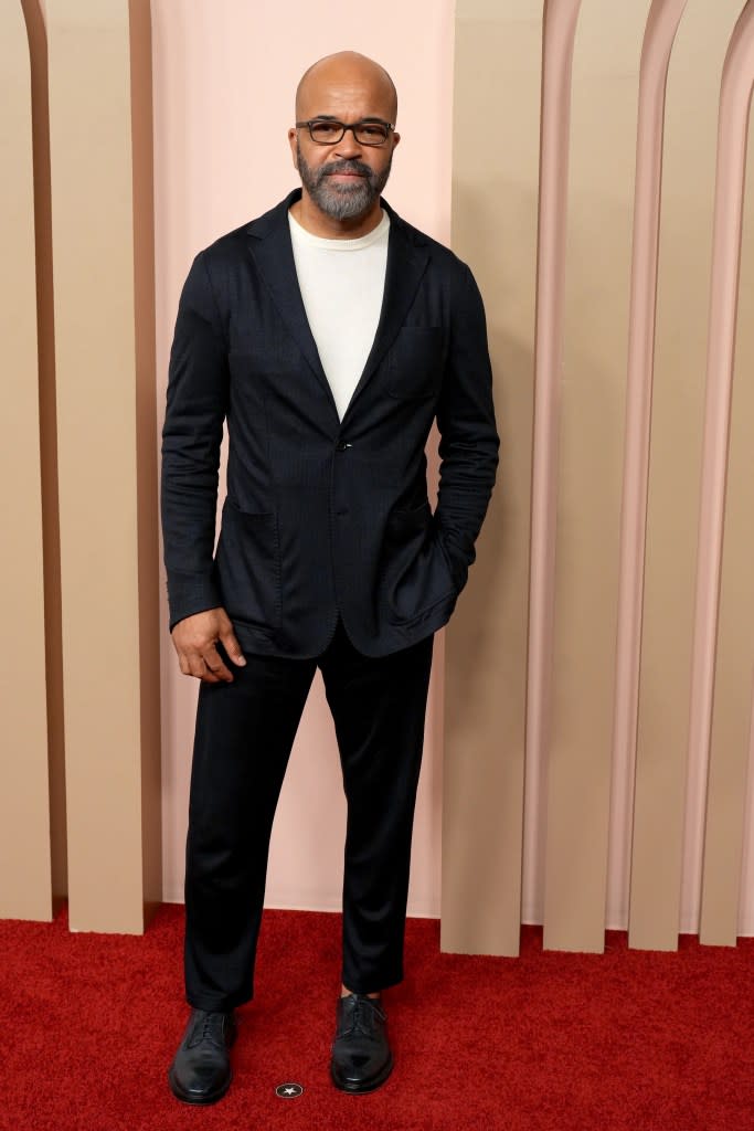 Jeffrey Wright attends the 96th Oscars Nominees Luncheon at The Beverly Hilton on February 12, 2024 in Beverly Hills, California