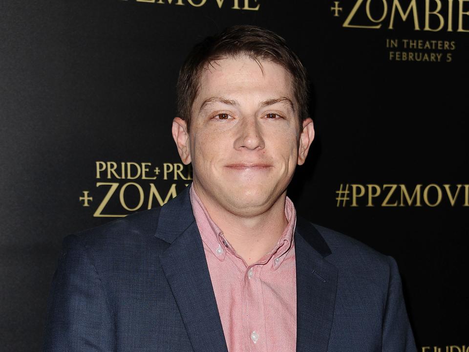 Seth Grahame-Smith attends the premiere of "Pride and Prejudice and Zombies" at Harmony Gold Theatre on January 21, 2016.