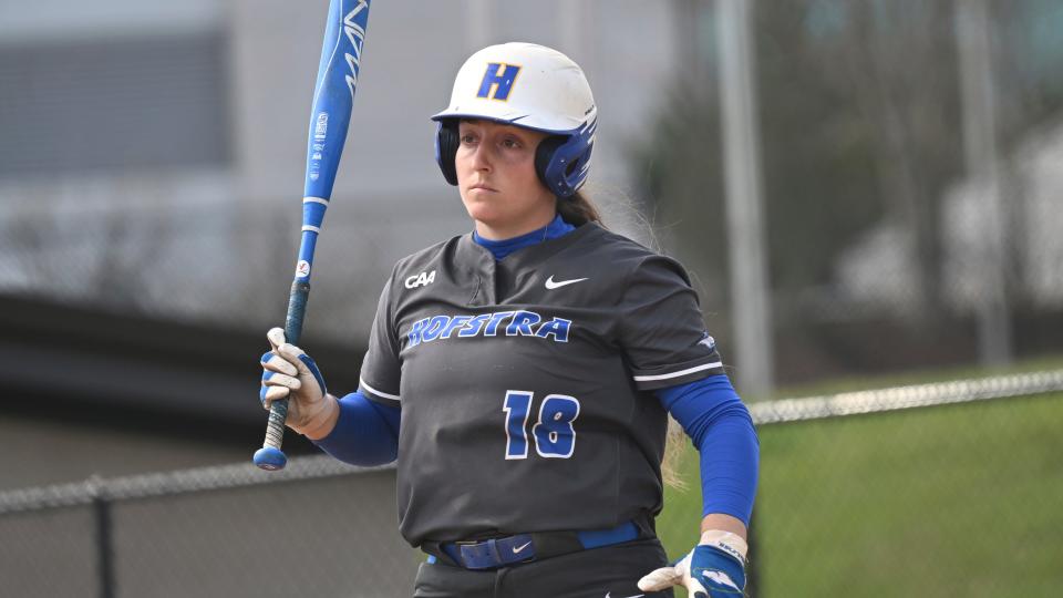 Hofstra infielder Meghan Giordano is hitting .352 with 15 home runs, 48 RBIs, 41 runs, a 1.176 OPS, a .717 slugging percentage and a .459 on-base percentage.