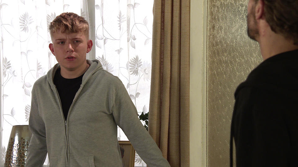 Max is being manipulated by Griff. (ITV)