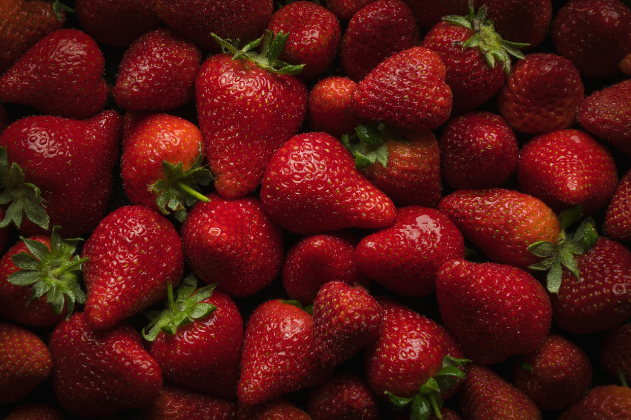 Pile of fresh strawberries (Chris Clor / Getty Images stock)