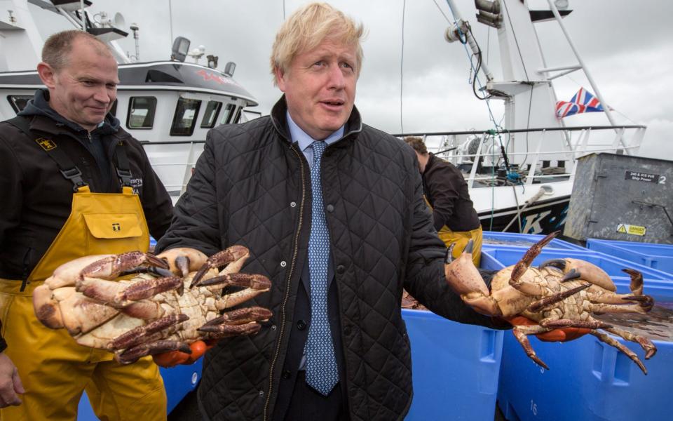 Boris Johnson visited Scotland in late July - Robert Berry/PA