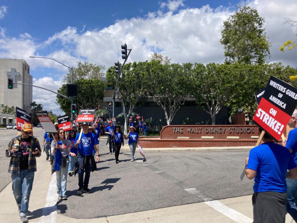 The picket line at Disney