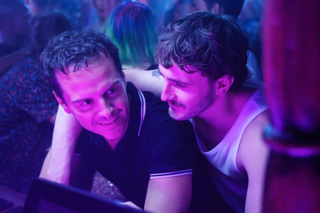 <p>Courtesy of Searchlight Pictures</p> Andrew Scott and Paul Mescal in 'All of Us Strangers'