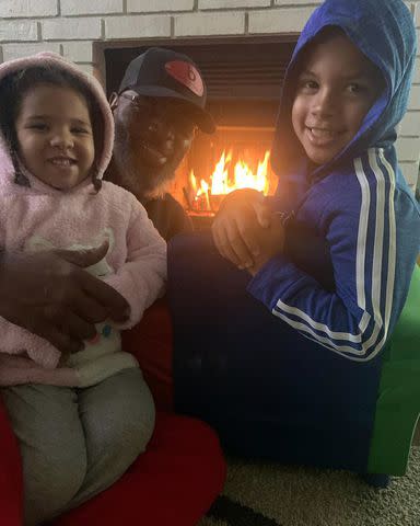 <p>Odell Beckham Sr./Instagram</p> Odell Beckham Sr. with Sonny and Summer in February 2022