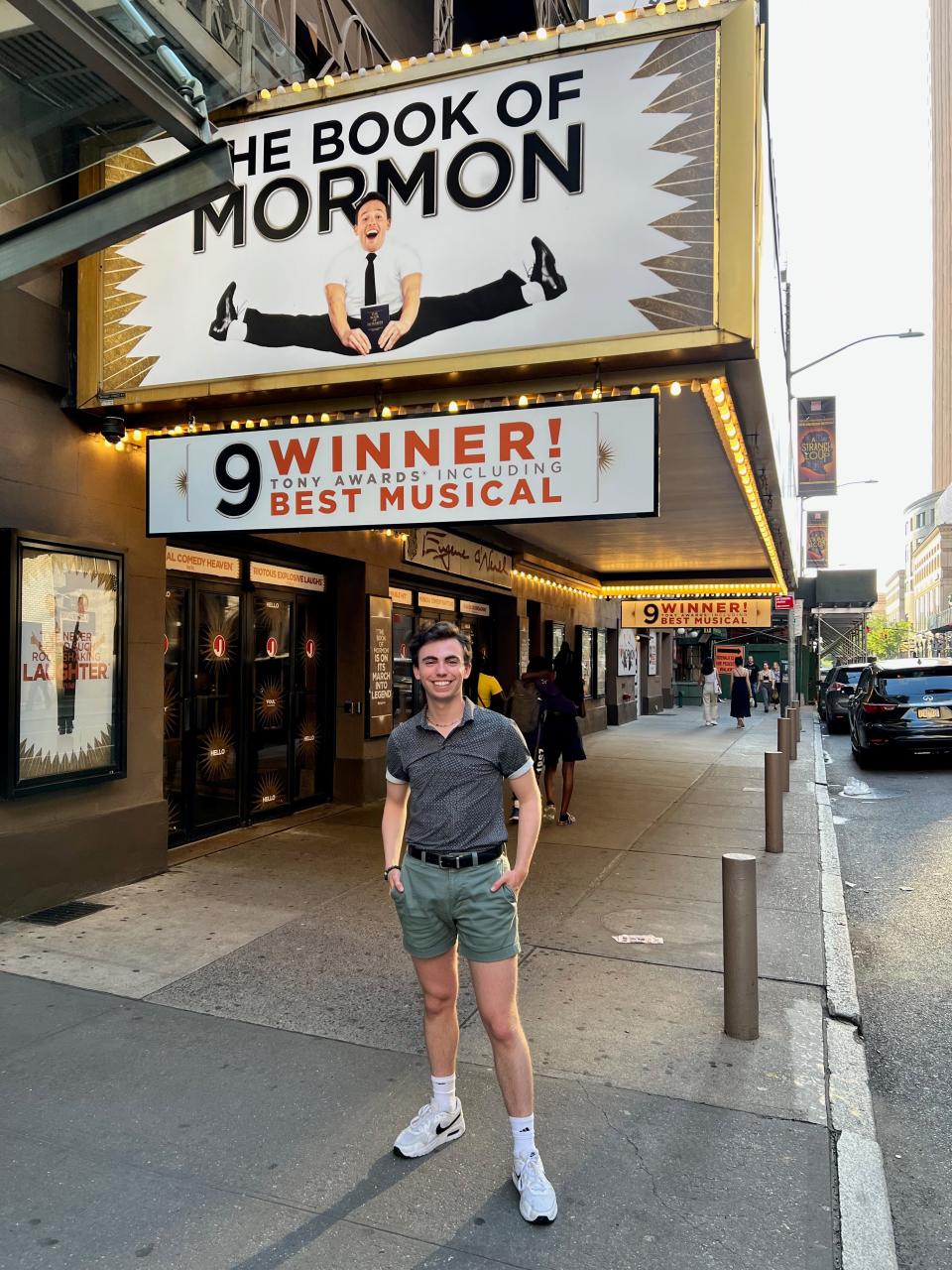 Franklin native Andrew Stevens Purdy is a member of the ensemble for the Broadway musical "The Book of Mormon."