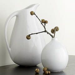 Add some classic charm to your bedroom with the West Elm Pure Ceramic Vases ($30)