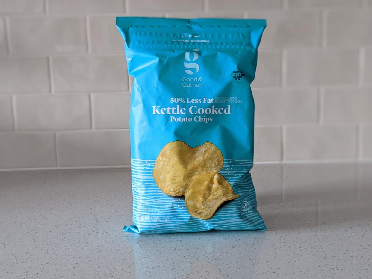 Good & Gather 50% Less Fat Kettle Cooked Potato Chips | Best Low-Fat Chip