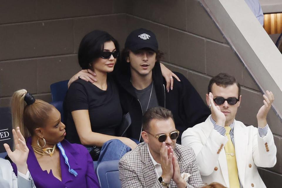 Kylie Jenner and Timothée Chalamet.