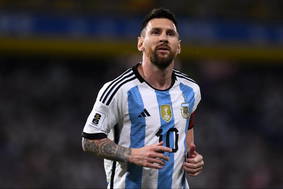 Lionel Messi will hope to secure back-to-back Fifa Best awards   (Getty Images)