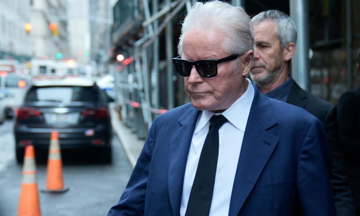 <span>The Eagles co-founder Don Henley leaves the courthouse in New York, on 28 February.</span><span>Photograph: Seth Wenig/AP</span>