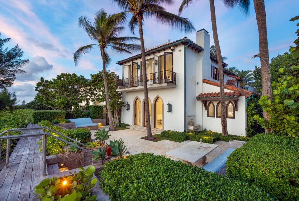 The home at 1465 North Ocean Boulevard in Gulf Stream sold for $16.6 million in July 2023.