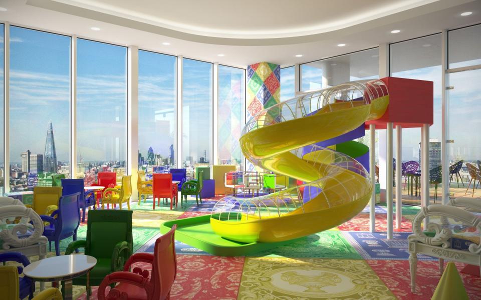 The playroom by Versace in Aykon London One