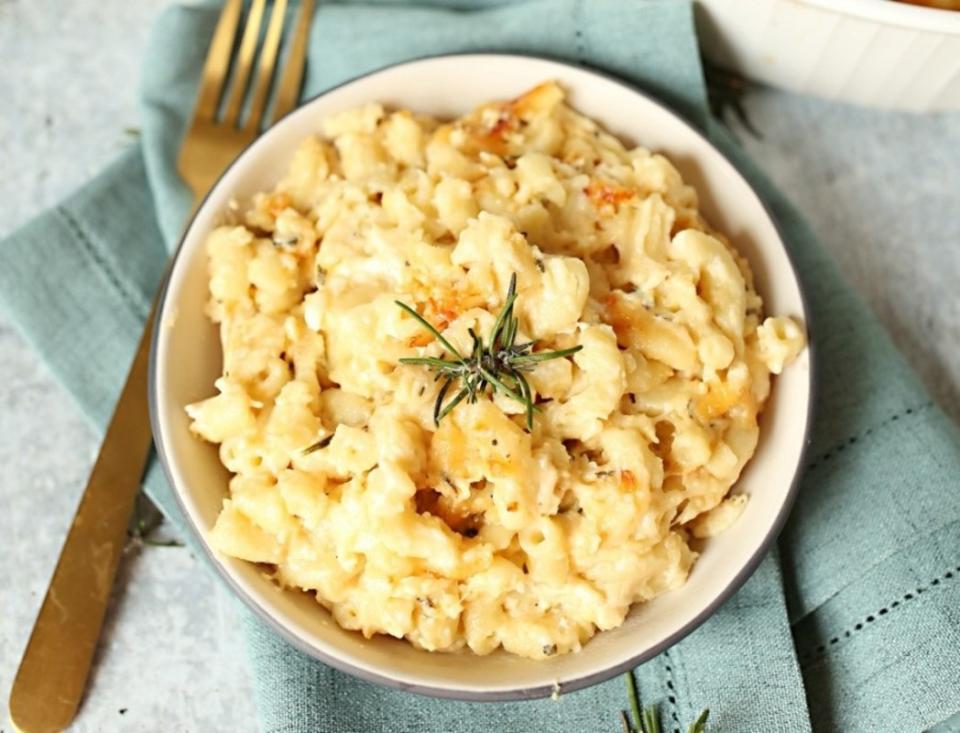 <p>Kitchen Divas</p><p>Classic comfort food in every bite!</p><p><strong>Get the recipe: </strong><a href="https://kitchendivas.com/easy-rosemary-macaroni-and-cheese/" rel="nofollow noopener" target="_blank" data-ylk="slk:Rosemary Mac and Cheese;elm:context_link;itc:0;sec:content-canvas" class="link "><strong>Rosemary Mac and Cheese</strong></a></p>