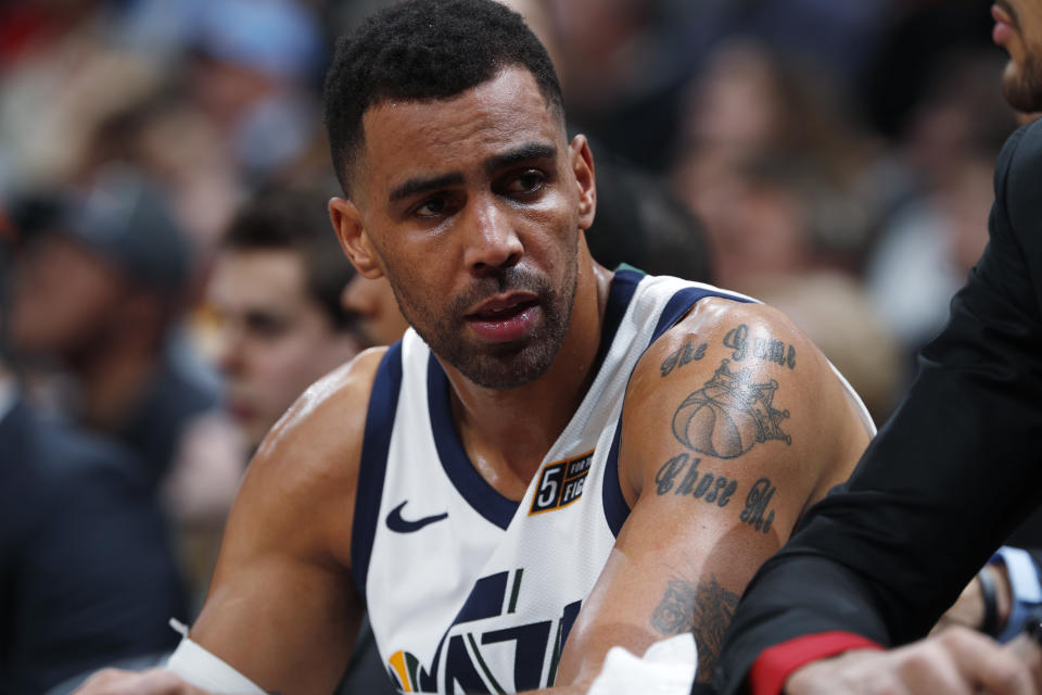 Utah Jazz forward Thabo Sefolosha has played 12 NBA seasons. (AP Photo/David Zalubowski)