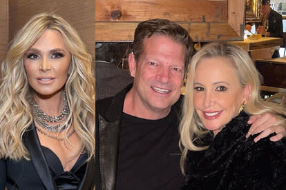 Split image of Tamra Judge, Shannon Beador, and  John Janssen