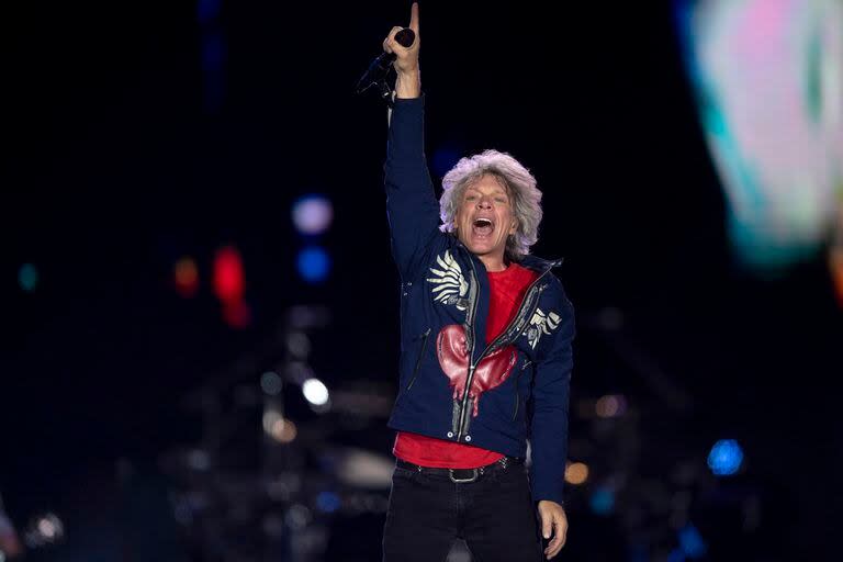 Jon Bon Jovi durante su presentación en Rock In Rio, en 2019